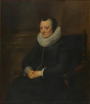 Vanhan naisen muotokuva - Antoine van Dyck