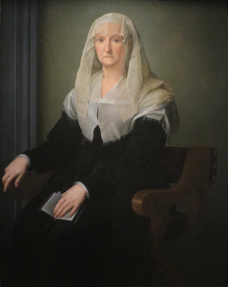 Vanhan naisen muotokuva - Bronzino