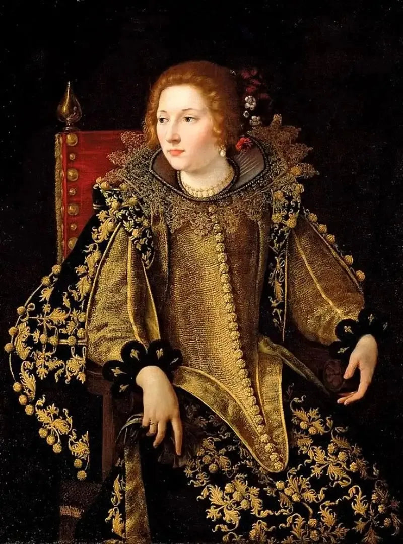 Naisen muotokuva istumassa (senora Caterina Savelli?) - Artemisia Gentileschi