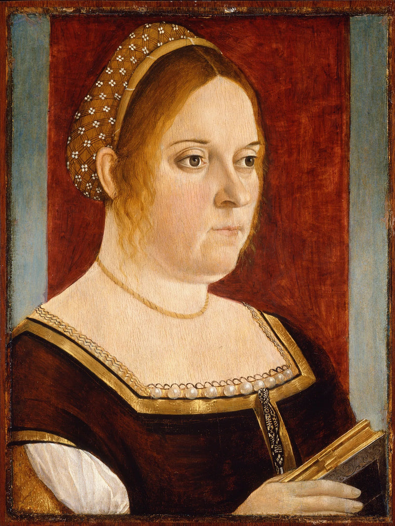 Naisen muotokuva kirjan kanssa - Vittore Carpaccio