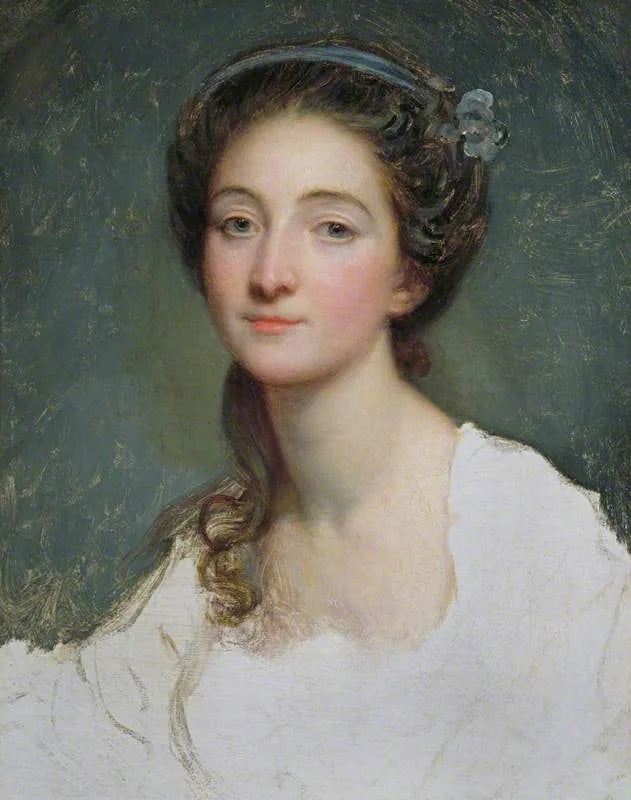 Naisen muotokuva, nimeltään Sophie Arnould (1744-1802) - Jean-Baptiste Greuze
