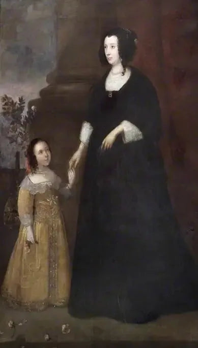 Naisen ja lapsen muotokuva - Antoine van Dyck