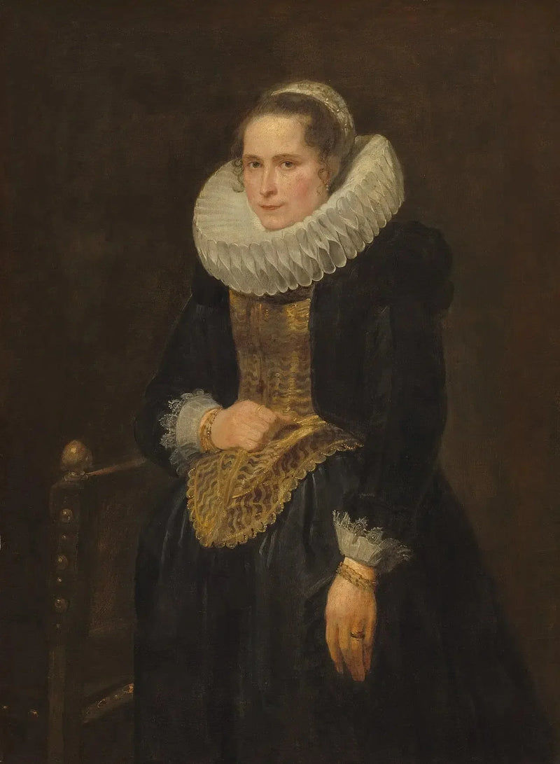 Flanderin naisen muotokuva - Antoine van Dyck