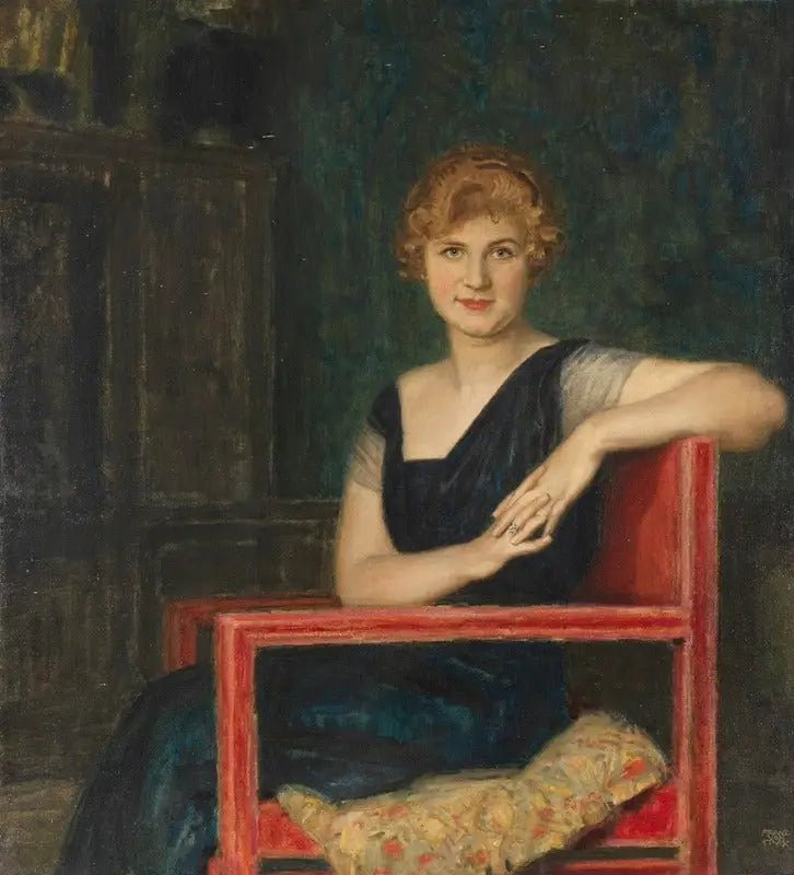 Naisten muotokuva - Franz Von Stuck