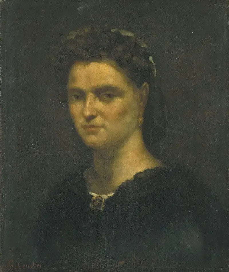 Naisen muotokuva - Gustave Courbet