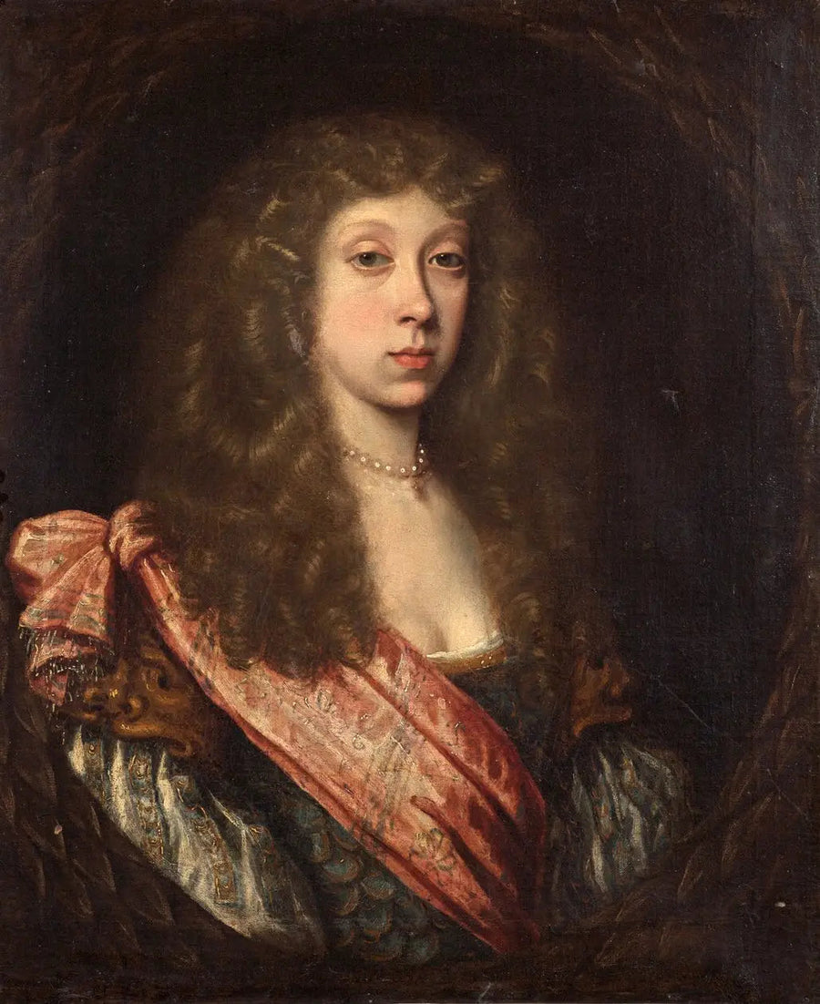 Tuntemattoman naisen muotokuva maskeissa - Pierre Mignard