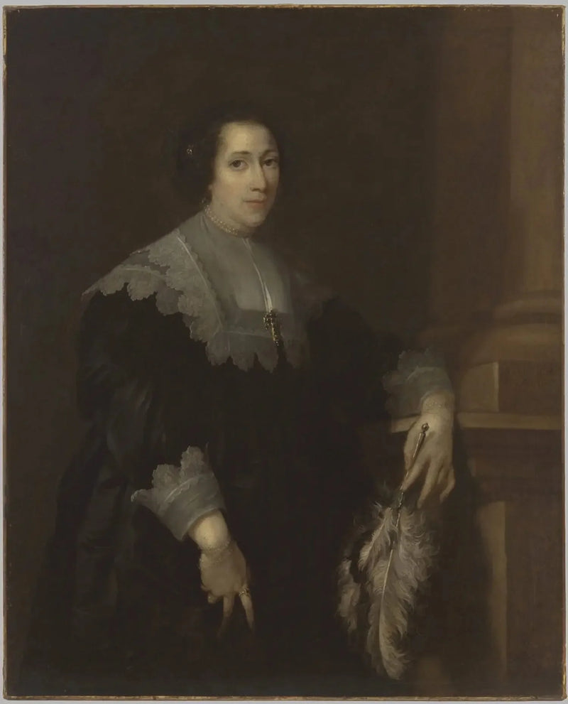 Naisen muotokuva (ehkä Lady Philadelphia Wharton) - Antoine van Dyck
