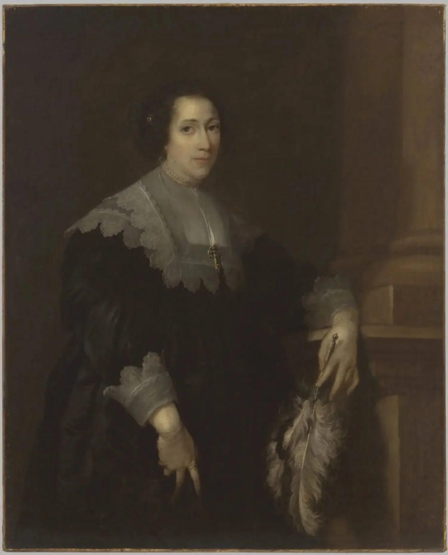 Naisen muotokuva (ehkä Lady Philadelphia Wharton) - Antoine van Dyck