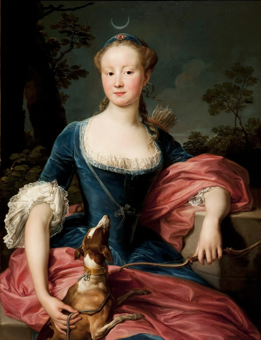 Naisen muotokuva - Pompeo Batoni