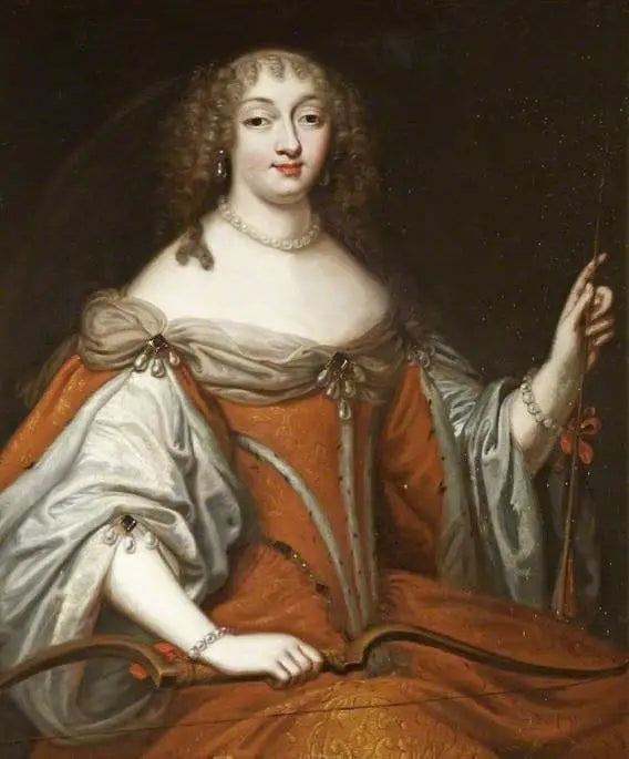 Naisen muotokuva (todennäköisesti Henrietta Anne Stuart, 1644–1670, Orléansin herttuatar tai Marie Mancini, 1646–1714, Colonna-prinsessa) - Pierre Mignard