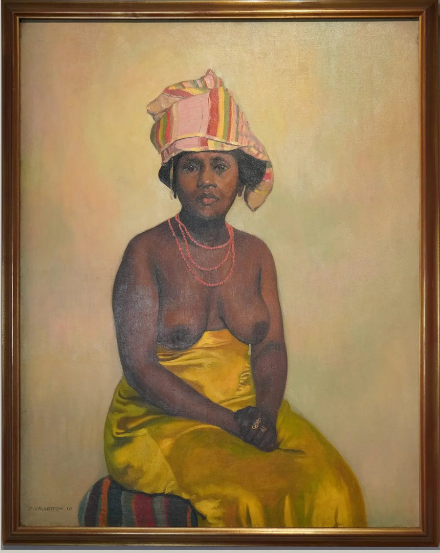 Afrikkalaisen naisen muotokuva - Félix Vallotton