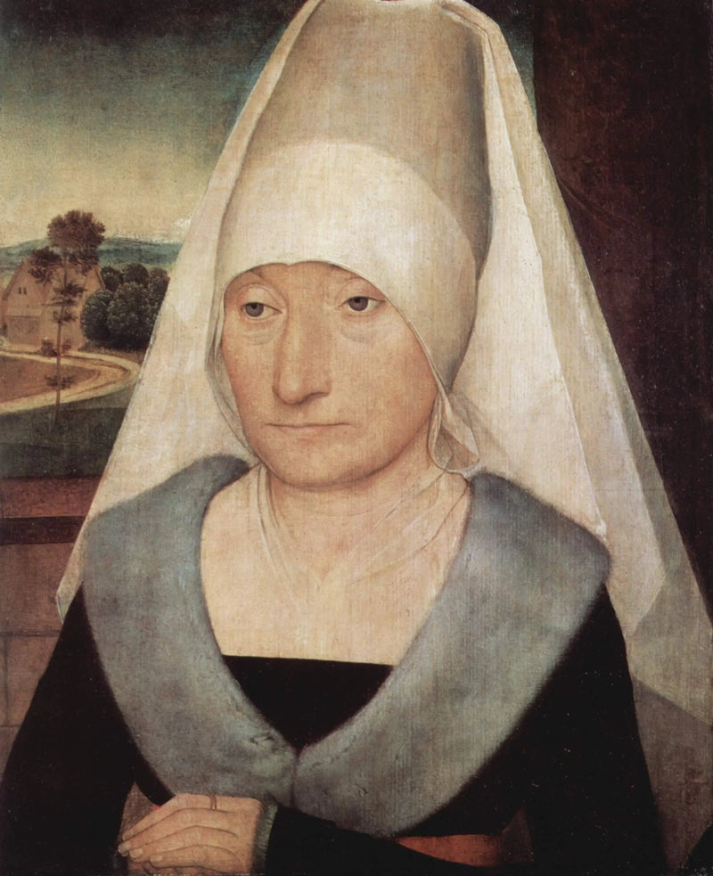 Vanhan naisen muotokuva - Hans Memling