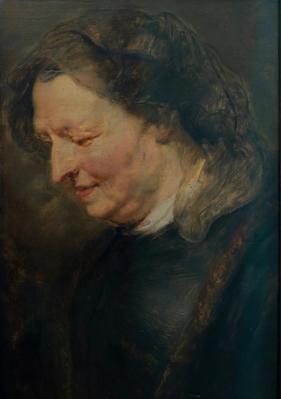 Vanhan naisen muotokuva - Peter Paul Rubens
