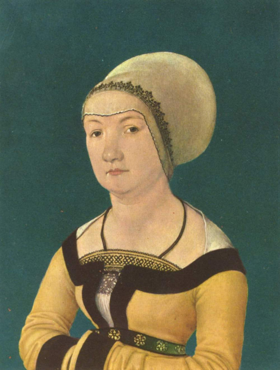 34-vuotiaan naisen muotokuva - Hans Holbein vanhempi