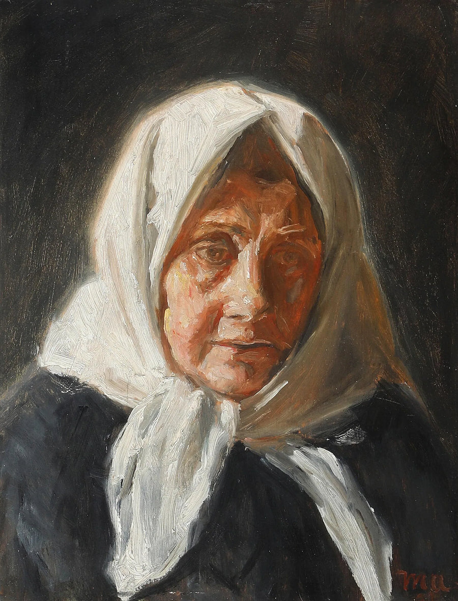 Kalastajan vaimon muotokuva - Michael Peter Ancher