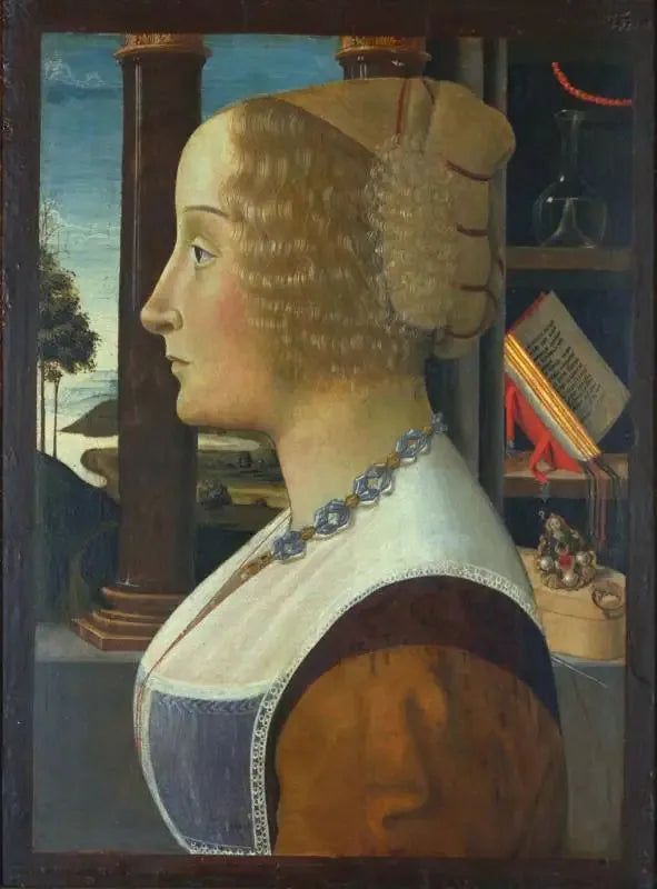 Naisen muotokuva - Domenico Ghirlandaio