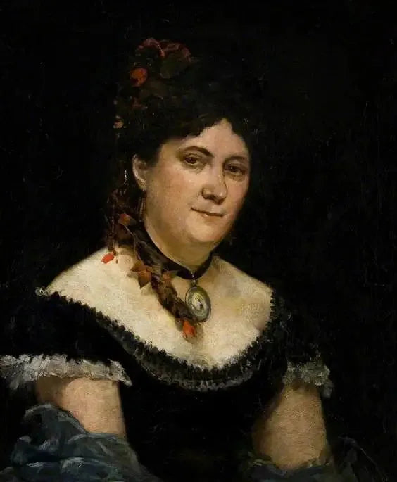 Naisen muotokuva - Gustave Courbet