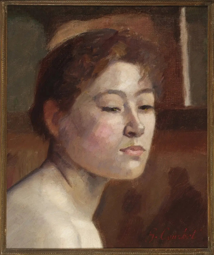 Naisen muotokuva - Gustave Courbet