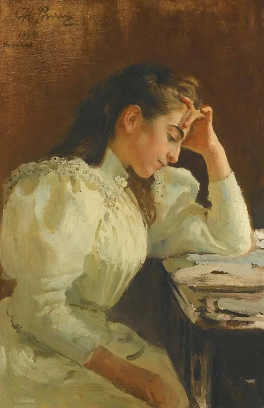 Napolainen naisen muotokuva - Ilya Repin