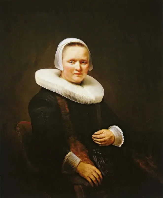 Naisen muotokuva, ehkä Anna Wijmer - Rembrandt