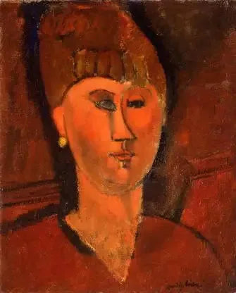 Venäläisen naisen muotokuva - Amedeo Modigliani