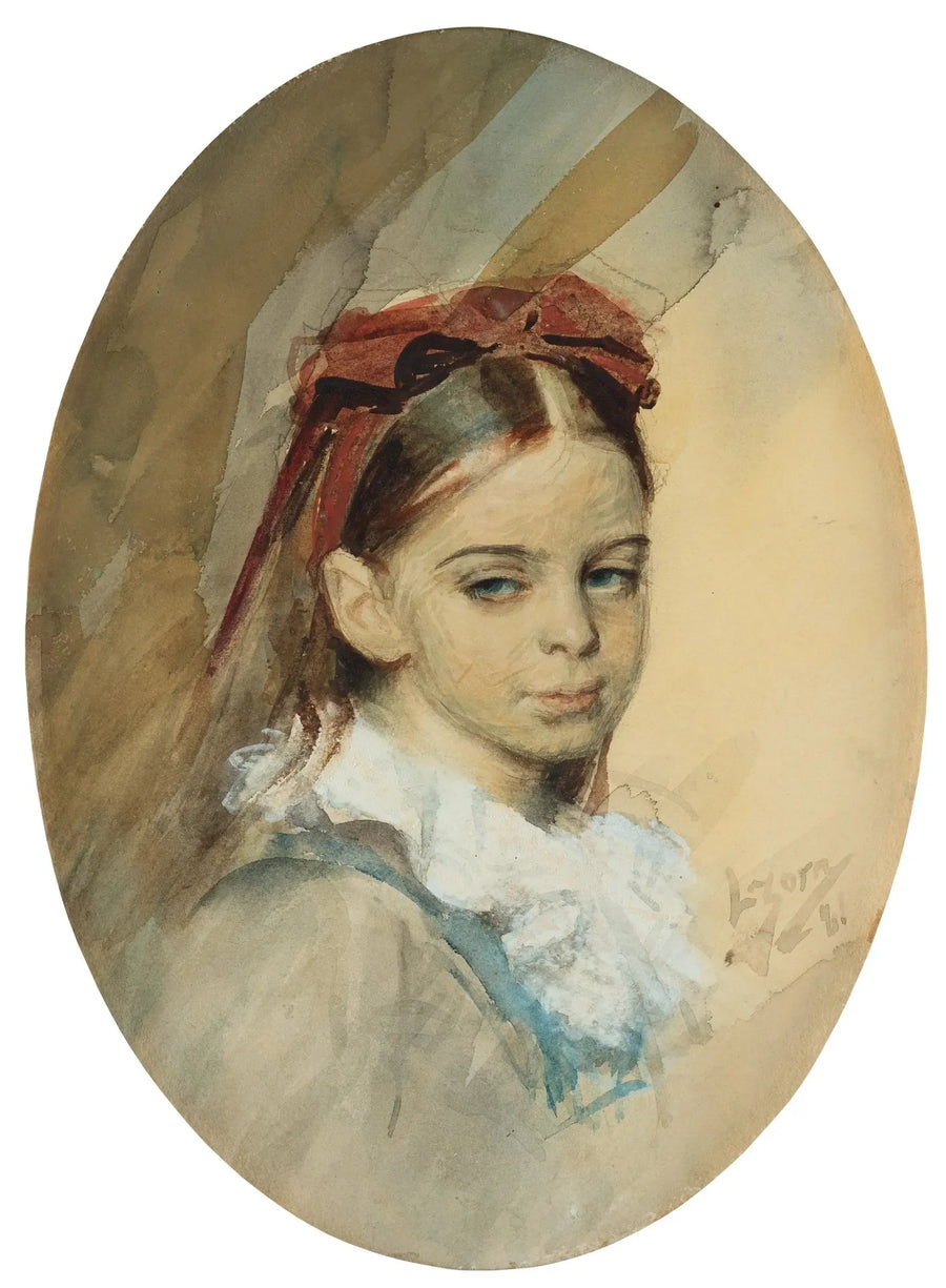 Tytön muotokuva - Anders Zorn