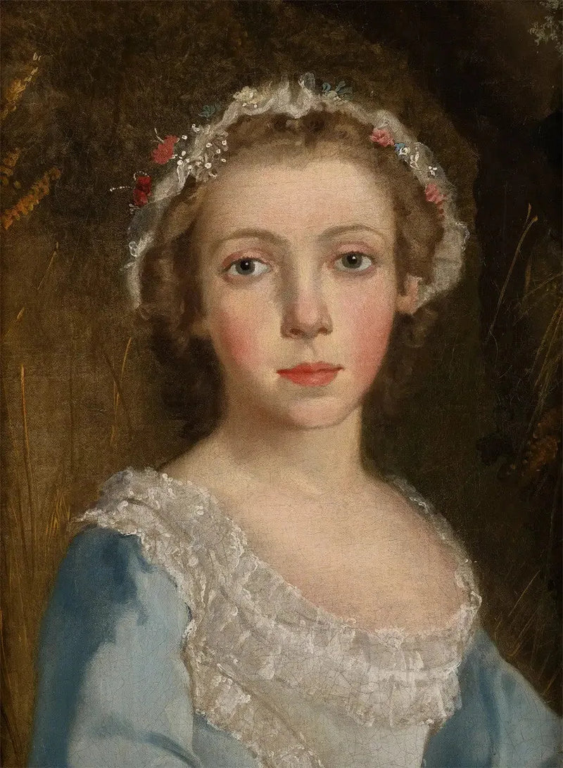 Tytön muotokuva (osan teoksesta « Poika ja tyttö -muotokuva ») - Thomas Gainsborough