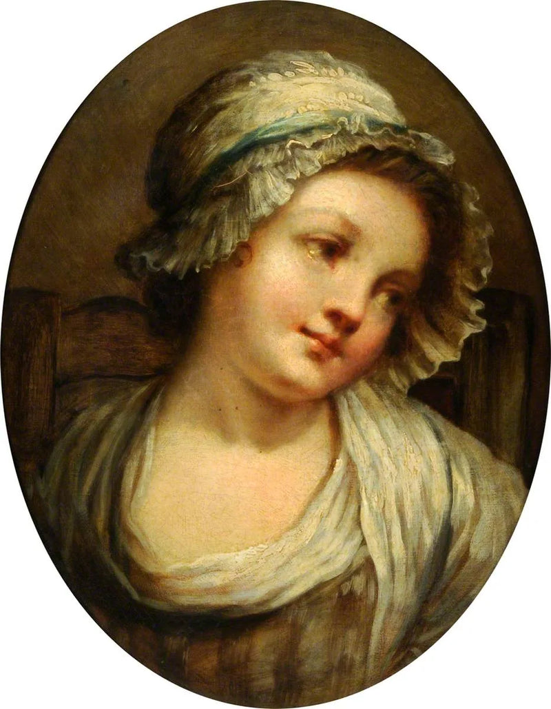 Tytön muotokuva - Jean-Baptiste Greuze