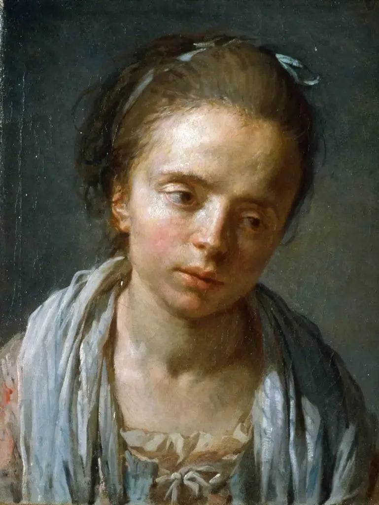 Tytön muotokuva - Nicolas-Bernard Lepicié
