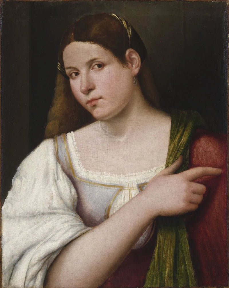 Tytön muotokuva - Sebastiano del Piombo
