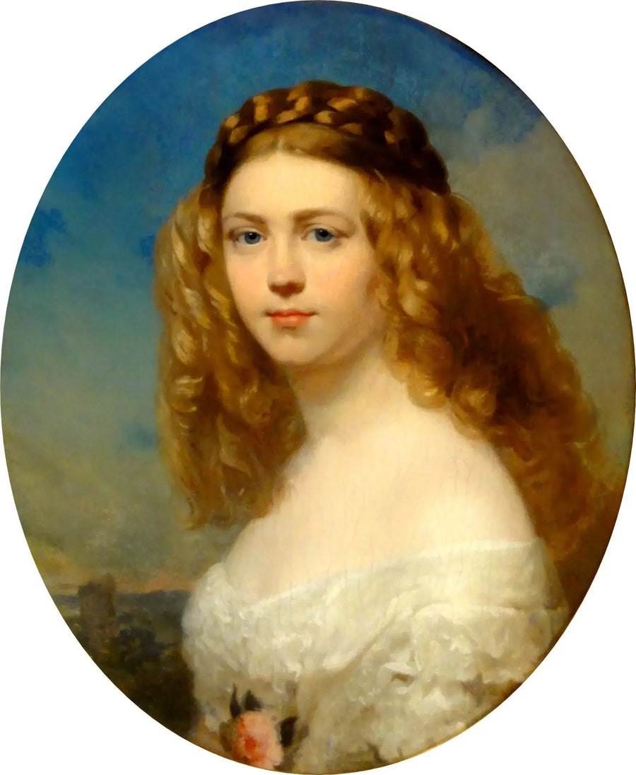 Muotokuva nuoresta puolalaisesta aristokraatista (prinssi Zofia Odescalchi, syntynyt Branicka?) - Franz Xaver Winterhalter