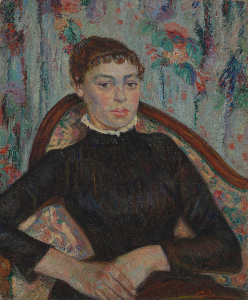 Nuoren naisen muotokuva - Armand Guillaumin