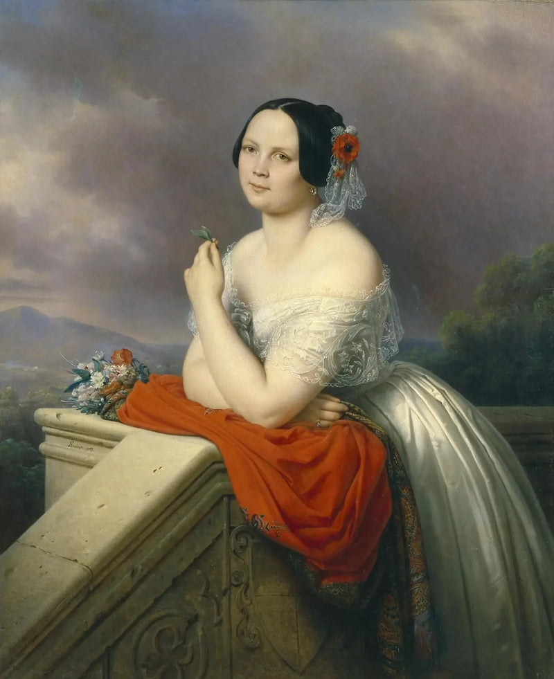 Nuoren naisen muotokuva - Charles de Steuben