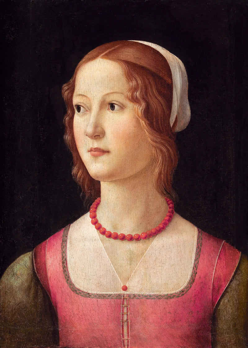 Nuoren naisen muotokuva - Domenico Ghirlandaio