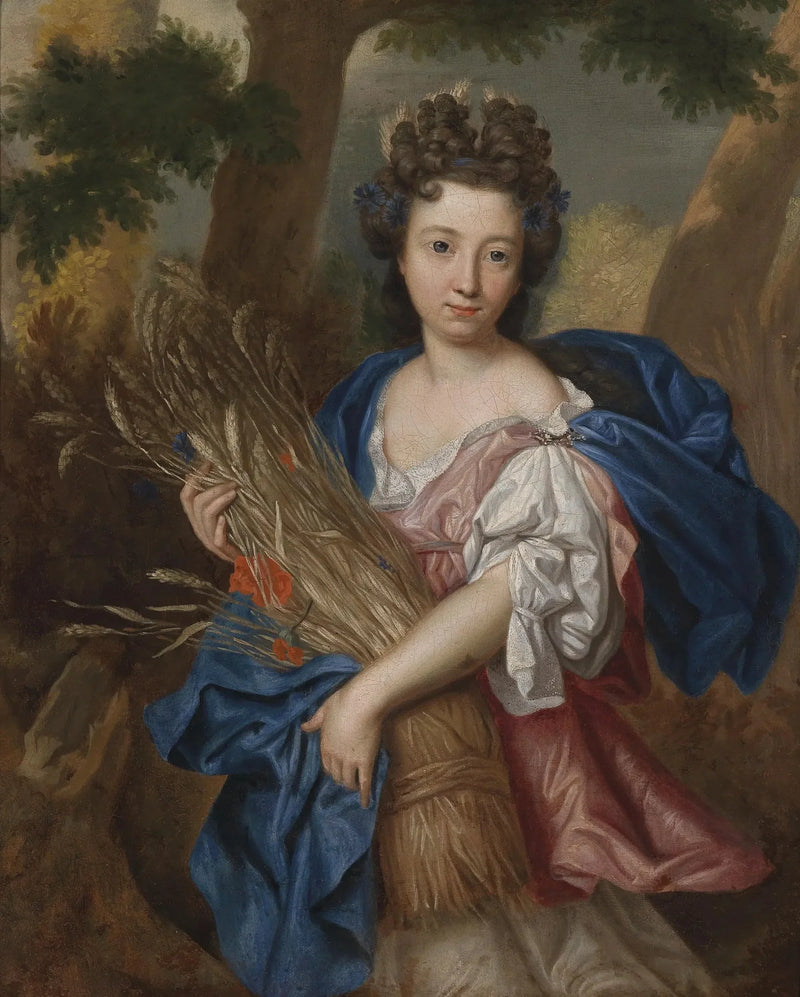 Nuoren naisen muotokuva Ceresenä - Pierre Mignard