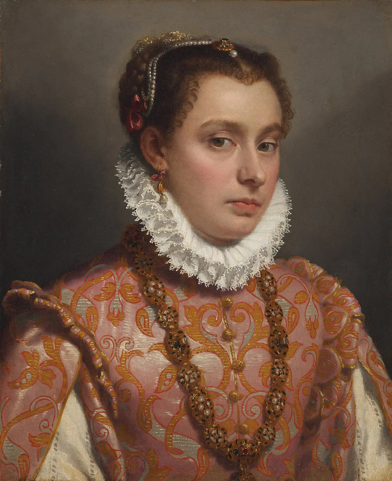 Nuoren naisen muotokuva - Giovanni Battista Moroni