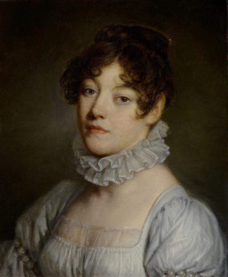 Nuoren naisen muotokuva - Jean-Baptiste Greuze