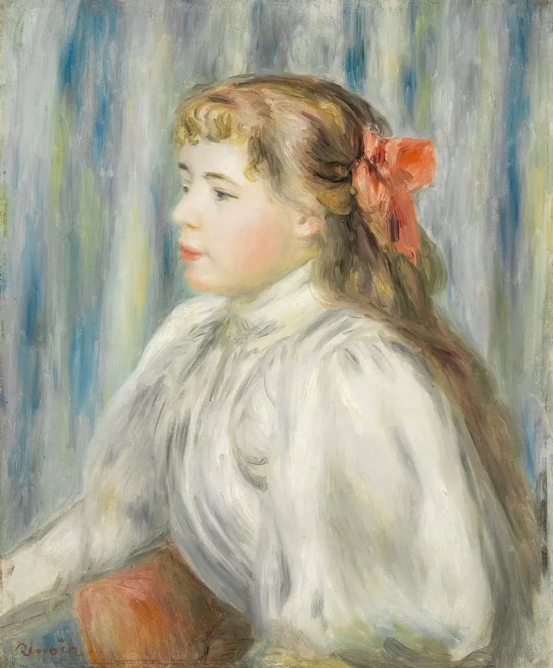 Nuoren naisen muotokuva - Pierre-Auguste Renoir