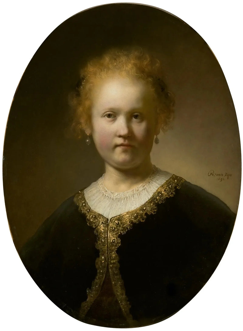 Nuoren naisen muotokuva. - Rembrandt
