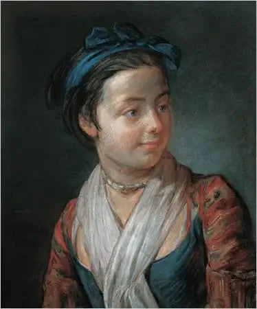 Nuoren tytön muotokuva - Jean Siméon Chardin