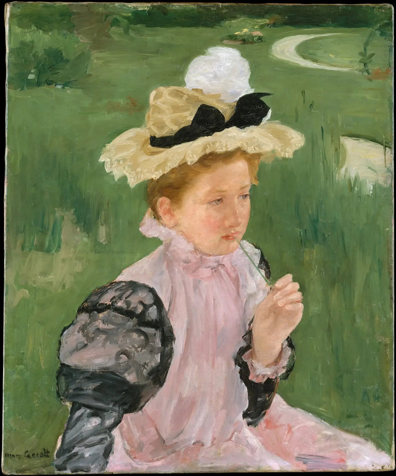 Nuoren tytön muotokuva - Mary Cassatt