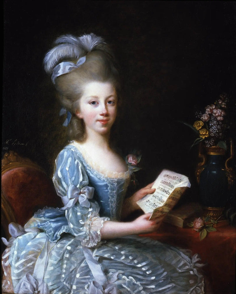 Nuoren muusikon muotokuva - Élisabeth Vigée Le Brun