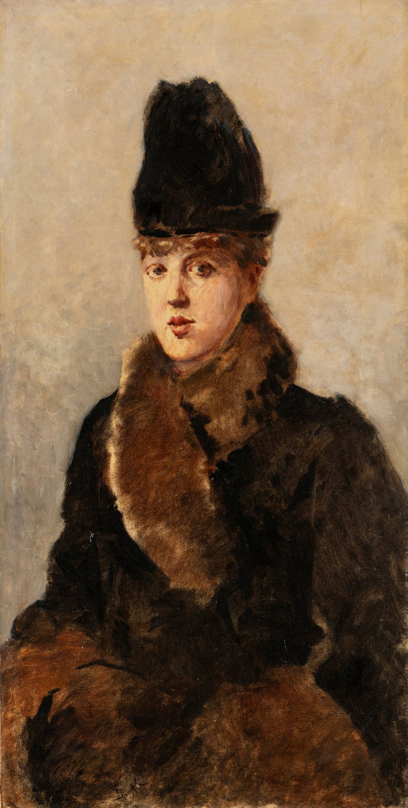 Pariisilainen naiskuva - Giuseppe De Nittis