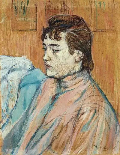 Prostituoidun muotokuva - Henri de Toulouse-Lautrec