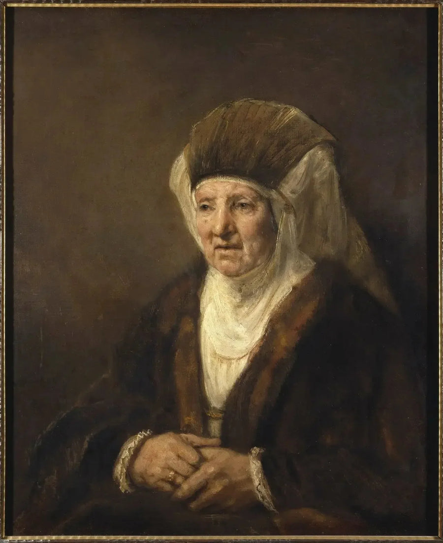 Vanhan naisen muotokuva - Rembrandt