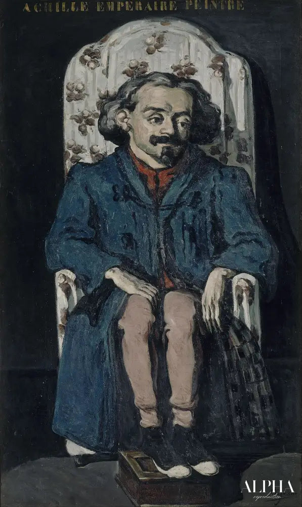 Portrait d'Achille Emperaire - Paul Cézanne - Reproductions de tableaux et peintures haut de gamme