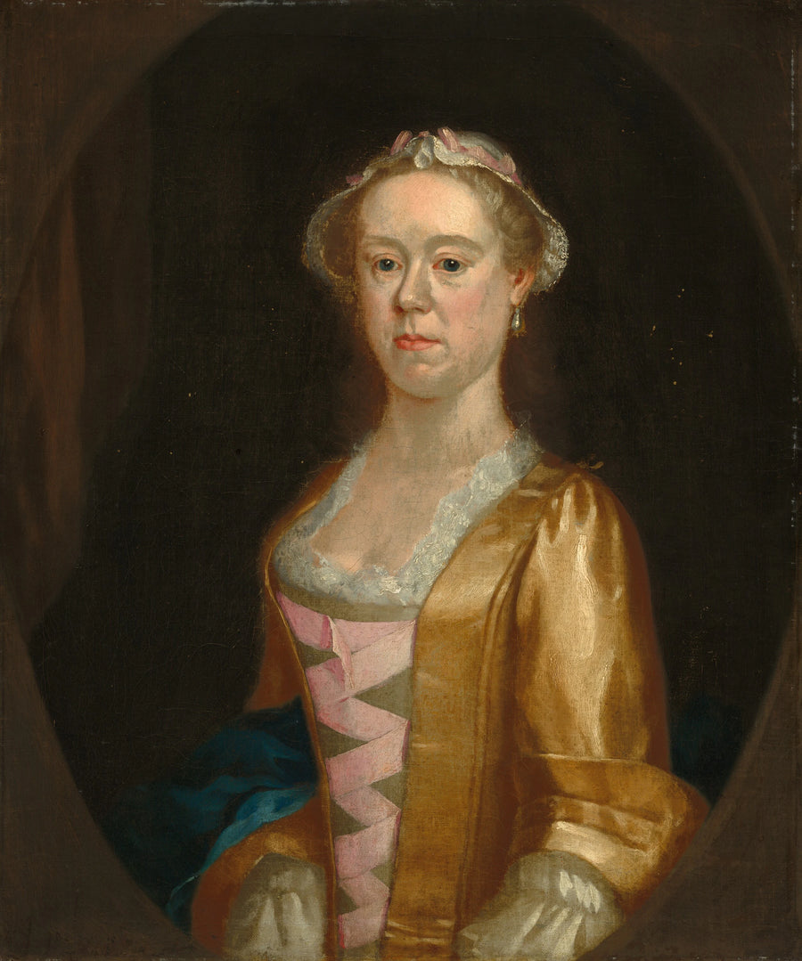 Portrait d'une dame - British 18th Century