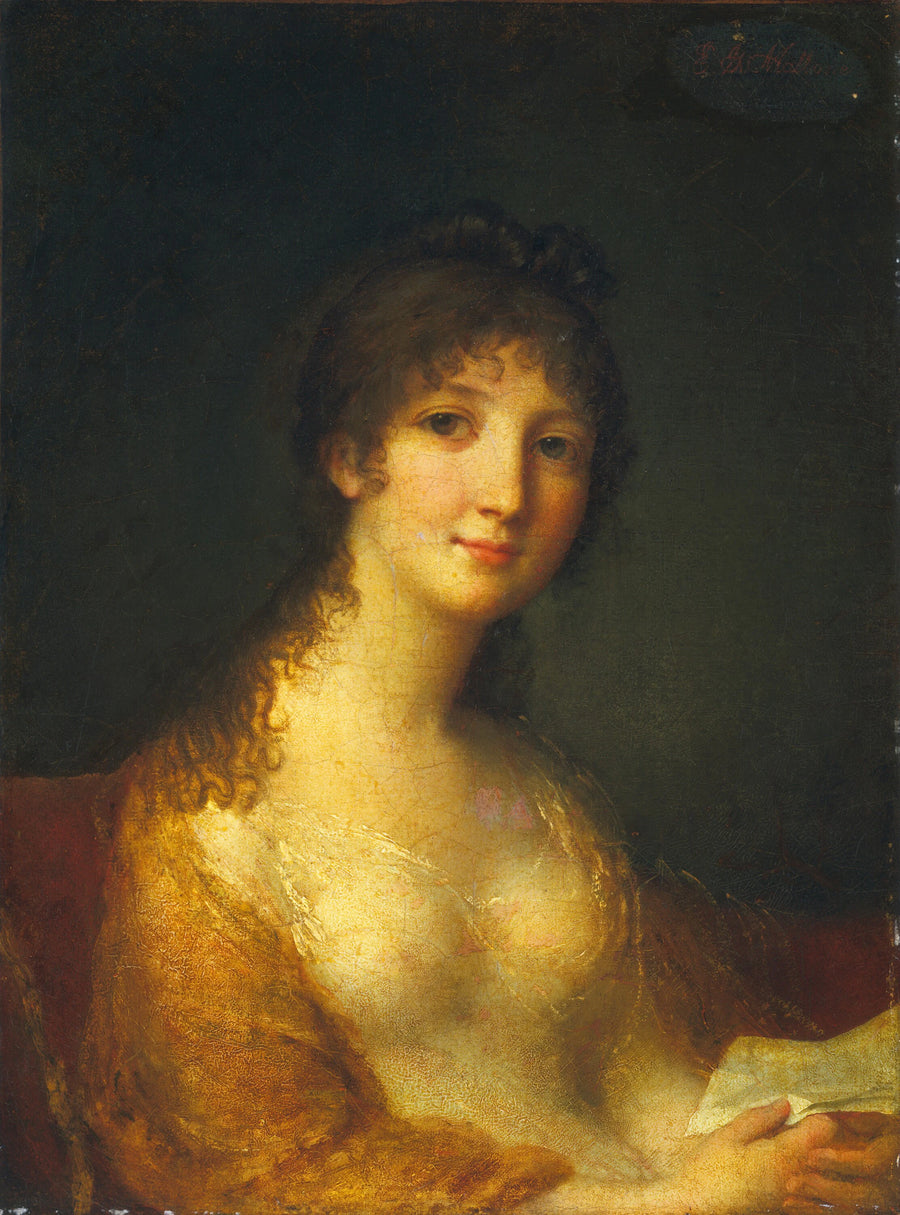 Portrait d'une dame - French 19th Century