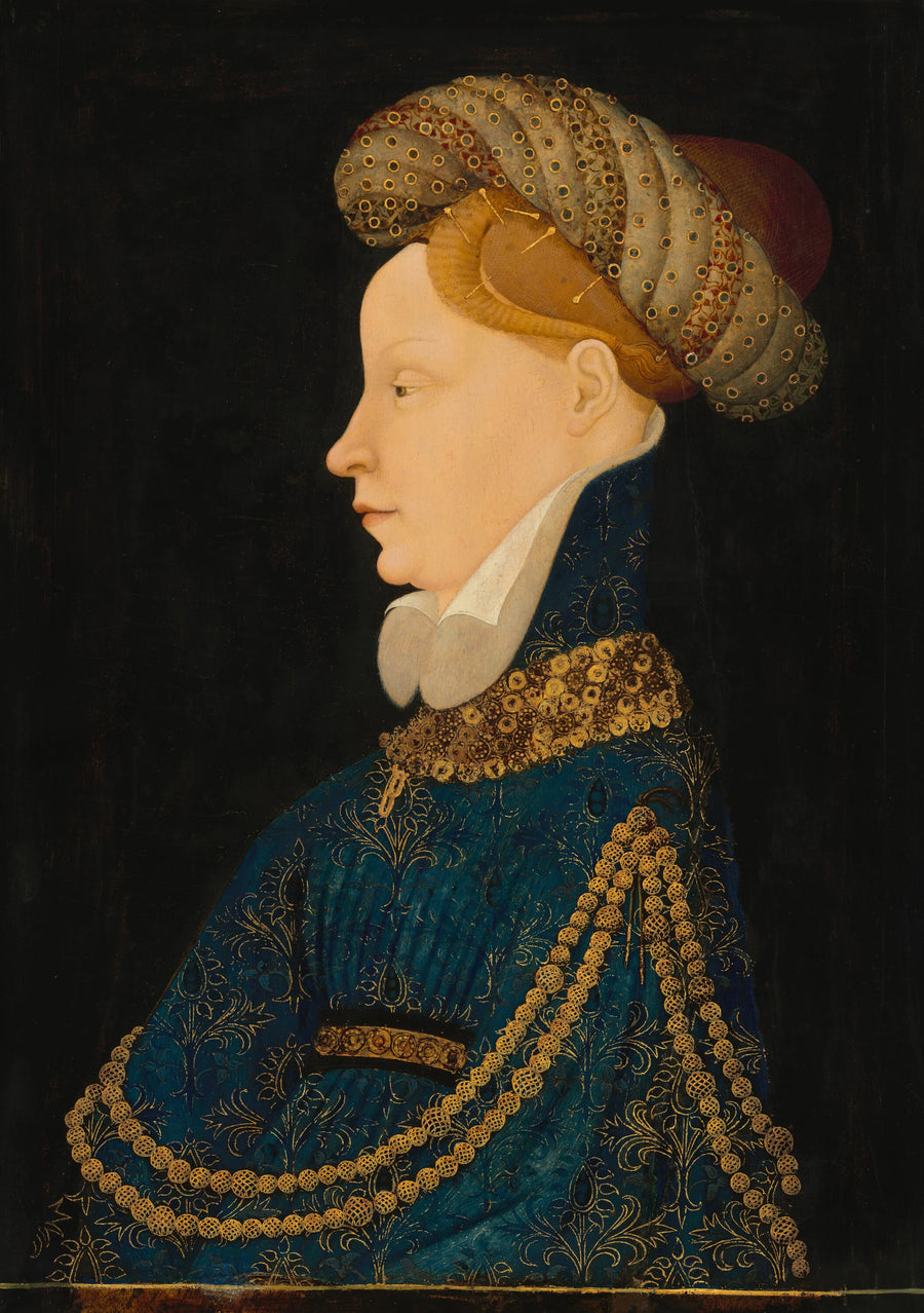 Portrait d'une dame de profil - Franco-Flemish 15th Century