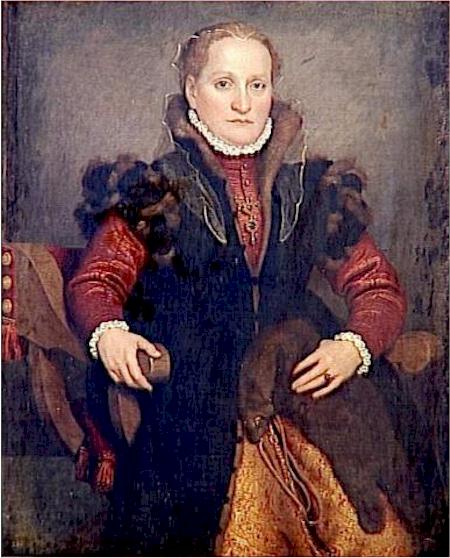 Angelica Agliardi de Nicolinis - Giovanni Battista Moroni - Muotokuva
